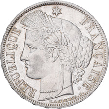 Frankrijk, 5 Francs, Cérès, 1870, Paris, Zilver, PR, Gadoury:743, KM:819