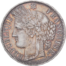 Francia, 5 Francs, Cérès, 1871, Bordeaux, Argento, MB+, Gadoury:742, KM:818.2