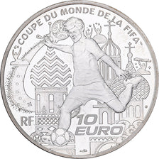 Frankrijk, Parijse munten, 10 Euro, Coupe du Monde FIFA Russie, 2018, Paris, BE