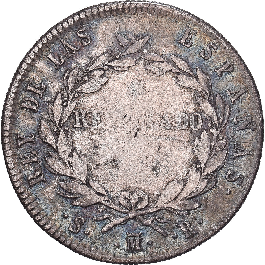 Spanien, Fernando VII, 10 Reales, 1821, Madrid, Silber, SGE+, KM:560.2