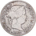 Spain, Isabel II, 2 Escudos, 1867, Madrid, Silver, VF(20-25), KM:629