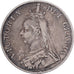 Großbritannien, Victoria, Double Florin, 1890, London, Silber, SS, KM:763