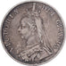 Great Britain, Victoria, Double Florin, 1890, London, Silver, EF(40-45), KM:763