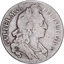 Great Britain, William III, Crown, 1696, Silver, F(12-15), KM:486