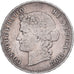 Suiza, 5 Francs, 1892, Bern, Plata, BC+, KM:34