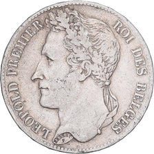 Belgium, Leopold I, 5 Francs, 5 Frank, 1847, Brussels, Silver, EF(40-45), KM:3.2