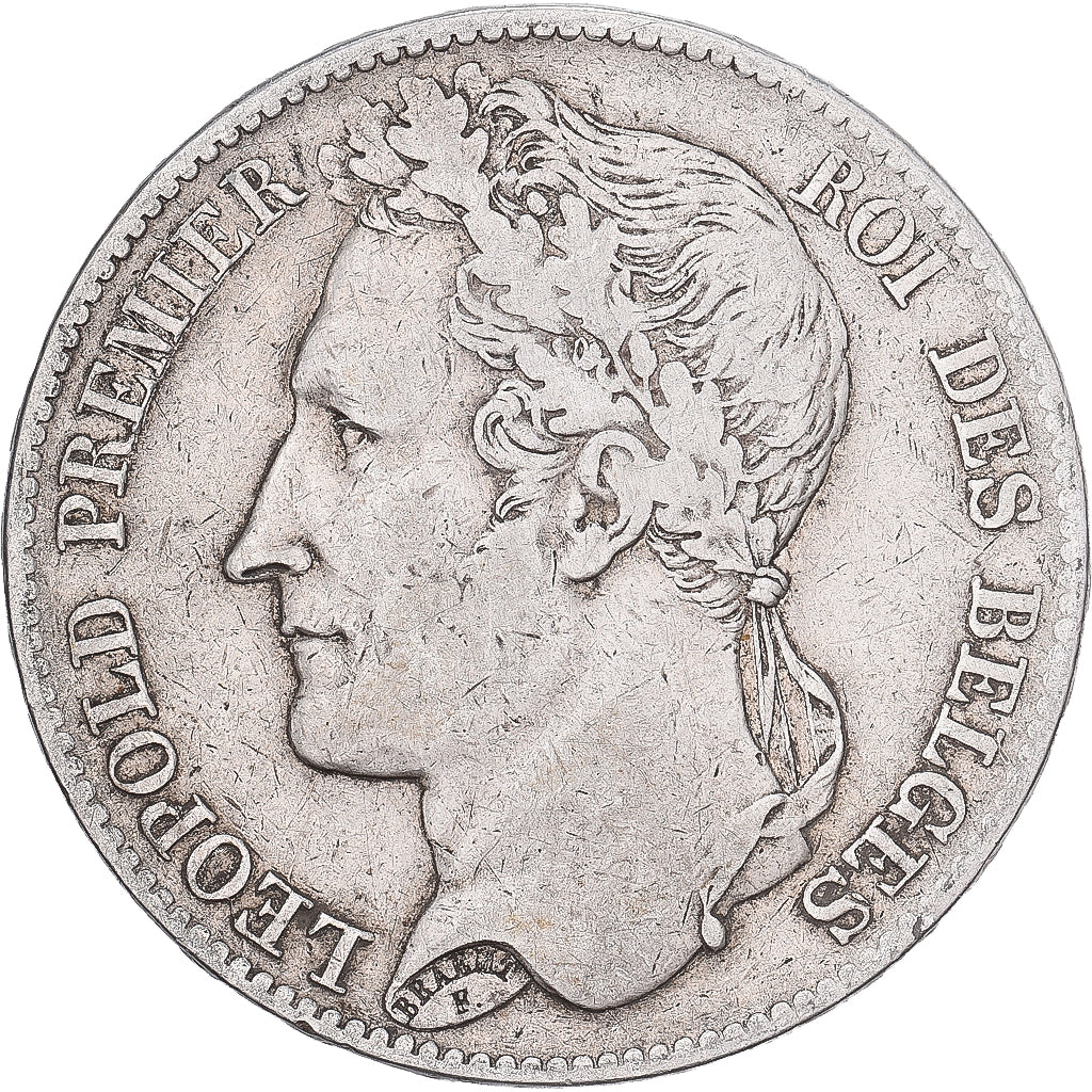 Belgium, Leopold I, 5 Francs, 5 Frank, 1849, Silver, VF(30-35), KM:3.2