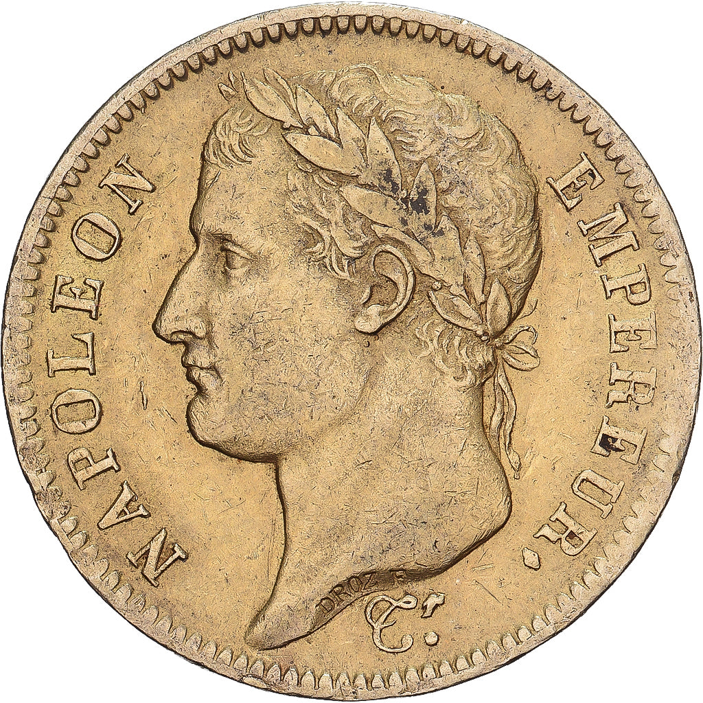 Frankrijk, 40 Francs, Napoléon I, 1811, Paris, Goud, ZF+, KM:696.1