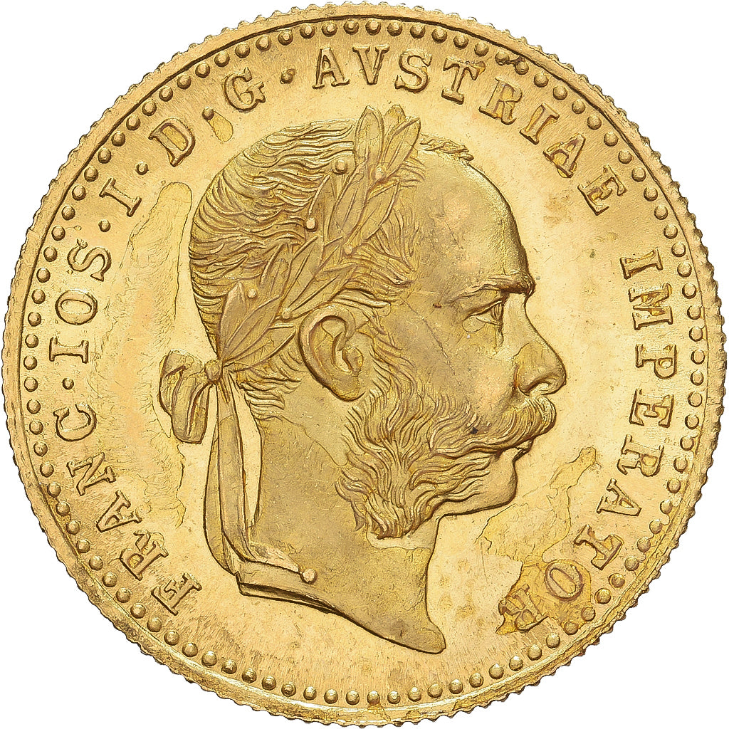 Áustria, Ducat, 1915, Vienna, Nova cunhagem, Dourado, MS(60-62)
