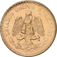 Mexico, 2 Pesos, 1945, Mexico City, Gold, MS(60-62), KM:461