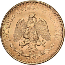 Mexico, 2 Pesos, 1945, Mexico City, Gold, MS(60-62), KM:461