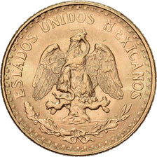 Mexico, 2 Pesos, 1945, Mexico City, Gold, MS(60-62), KM:461