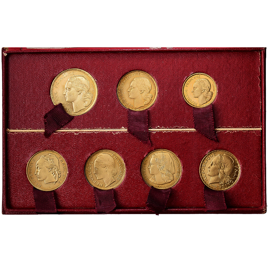 France, Pattern set, 1950, Paris, Cupro-Aluminium, MS(65-70)