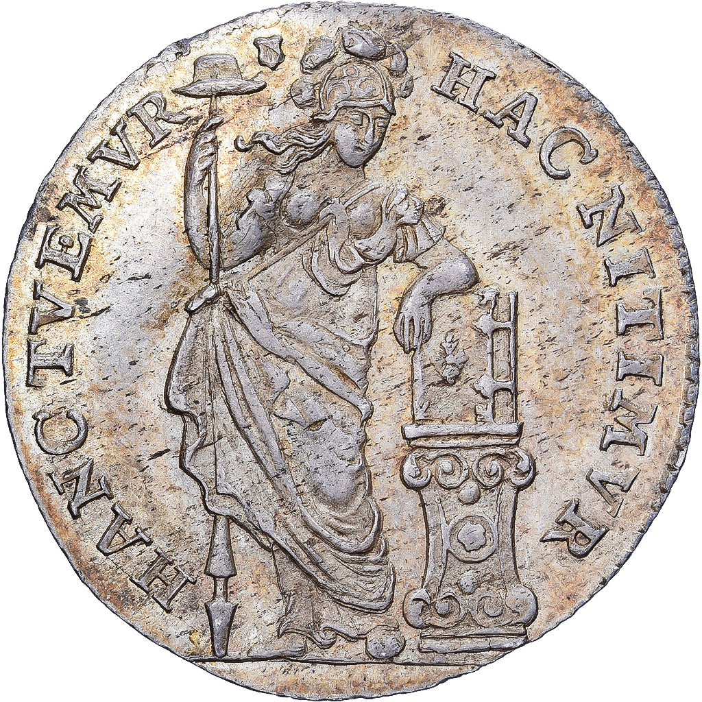 Países Bajos, UTRECHT, 10 Stuivers, 1/2 Gulden, 1786, Utrecht, Plata, EBC