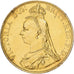 Gran Bretaña, Victoria, 5 Pounds, 1887, London, Oro, MBC, KM:30