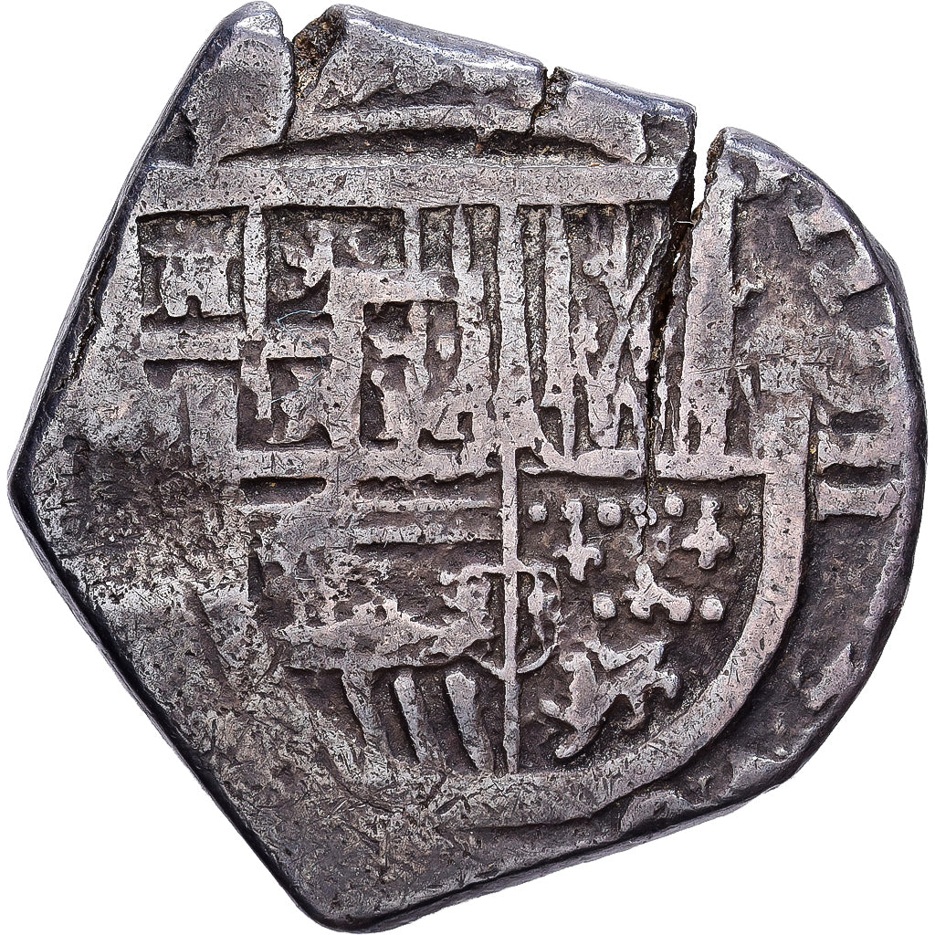 Spanje, 4 Réales, COB, Zilver, FR
