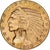 Vereinigte Staaten, $5, Half Eagle, Indian Head, 1909, Denver, Gold, VZ, KM:129