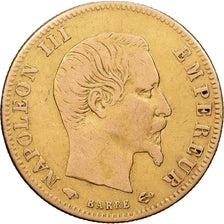 Frankreich, Napoleon III, 5 Francs, 1856, Paris, Gold, S+, Gadoury:1001