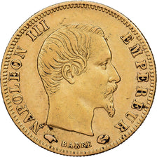 France, Napoleon III, 5 Francs, 1857, Paris, Gold, AU(50-53), Gadoury:1001
