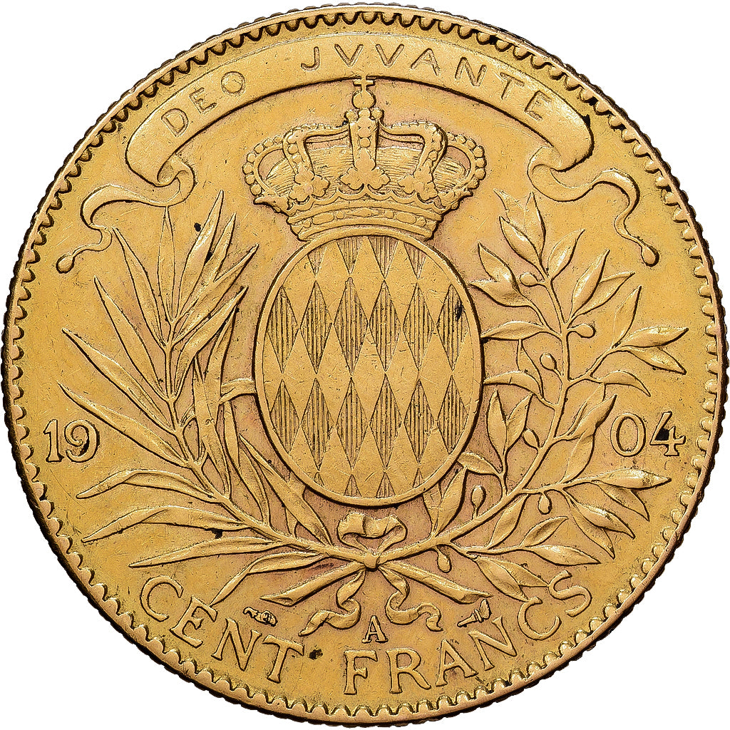 Monaco, 100 Francs, 1904, Paris, Or, TTB, Gadoury:124