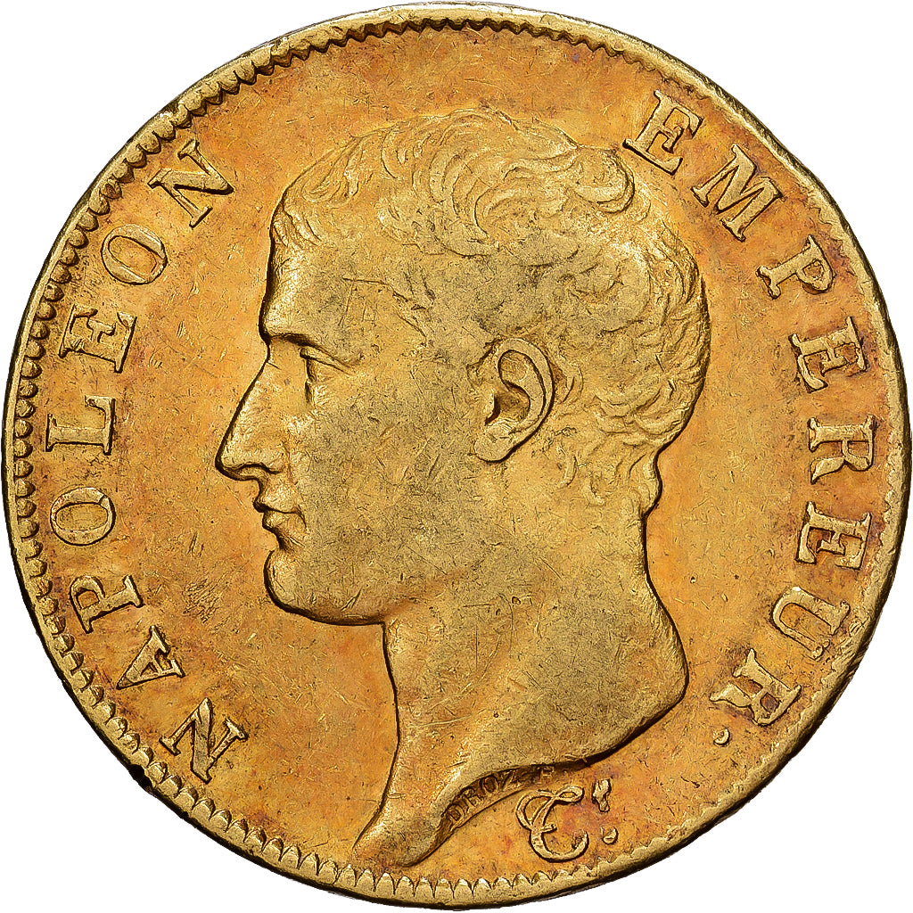 Francia, 40 Francs, Napoléon I, AN 13, Paris, Oro, MBC, Gadoury:1081, KM:664