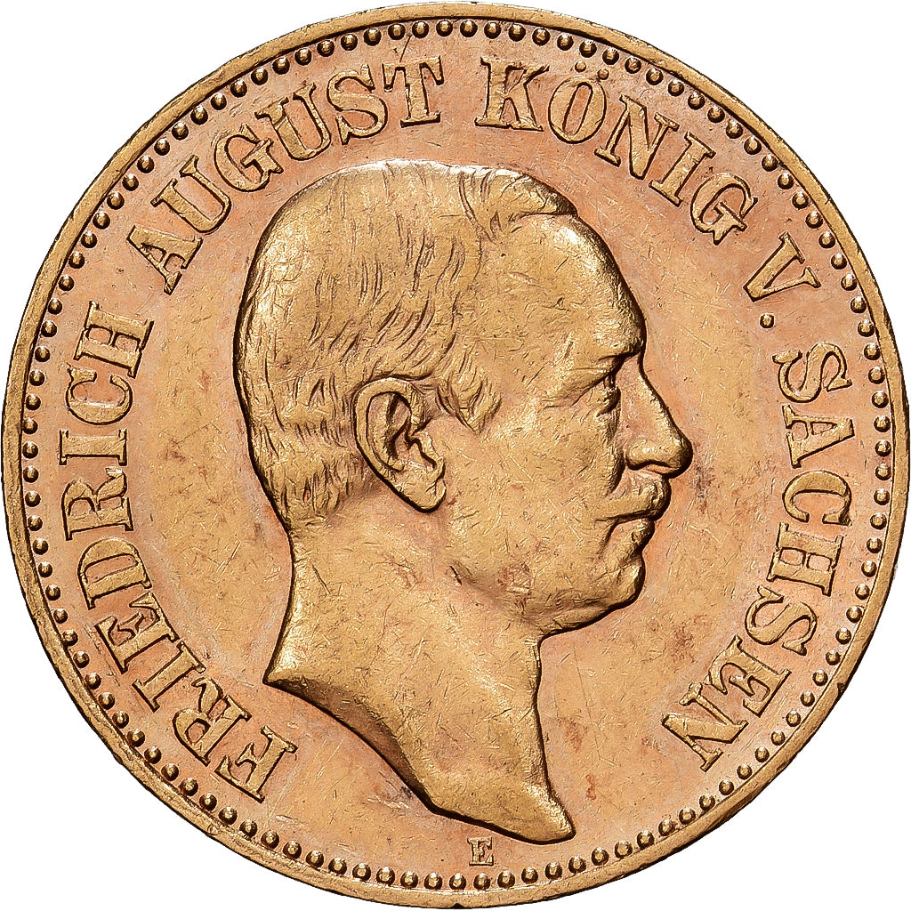 États allemands, SAXONY-ALBERTINE, Friedrich August III, 20 Mark, 1905