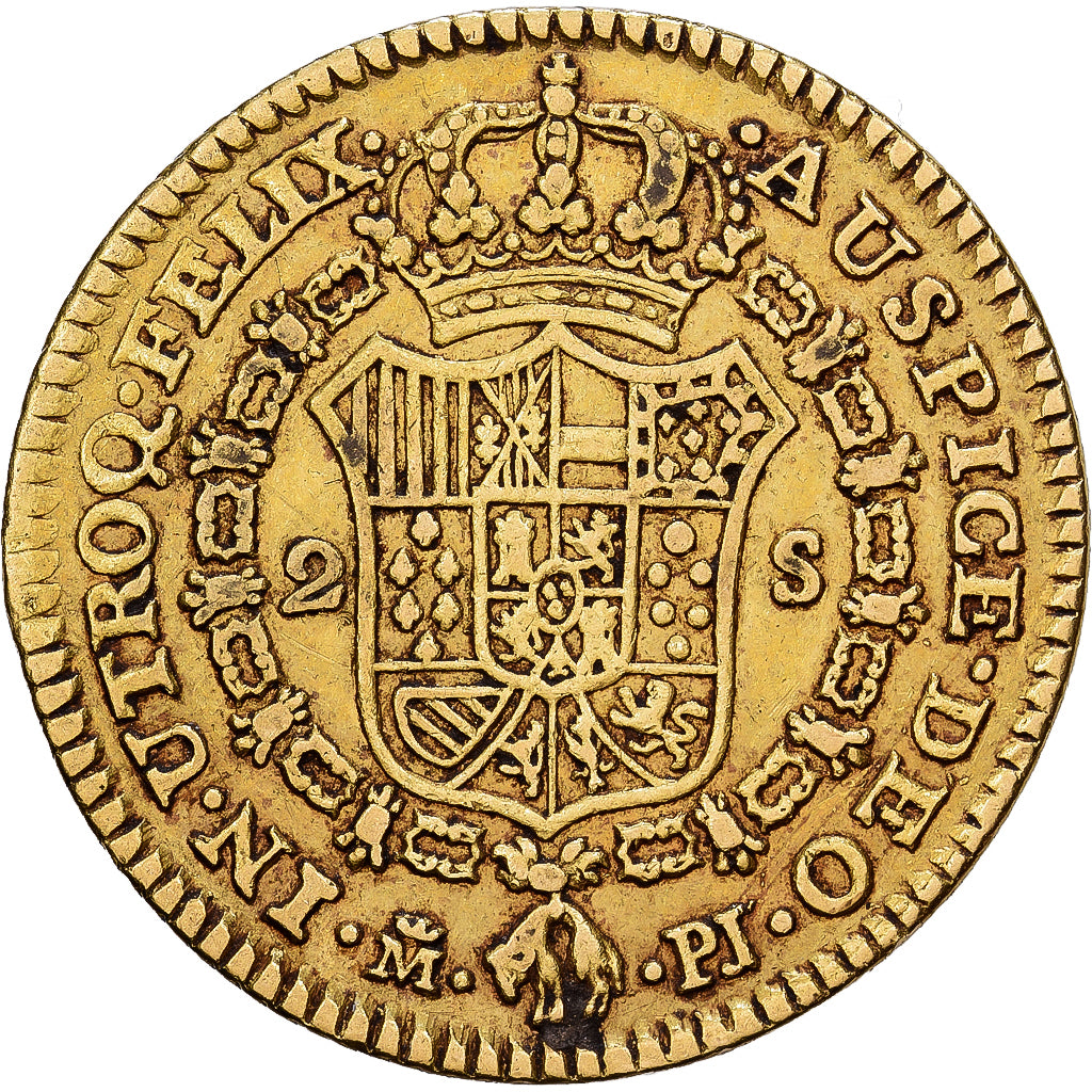Spanien, Charles III, 2 Escudos, 1779, Madrid, Gold, SS, KM:417.1