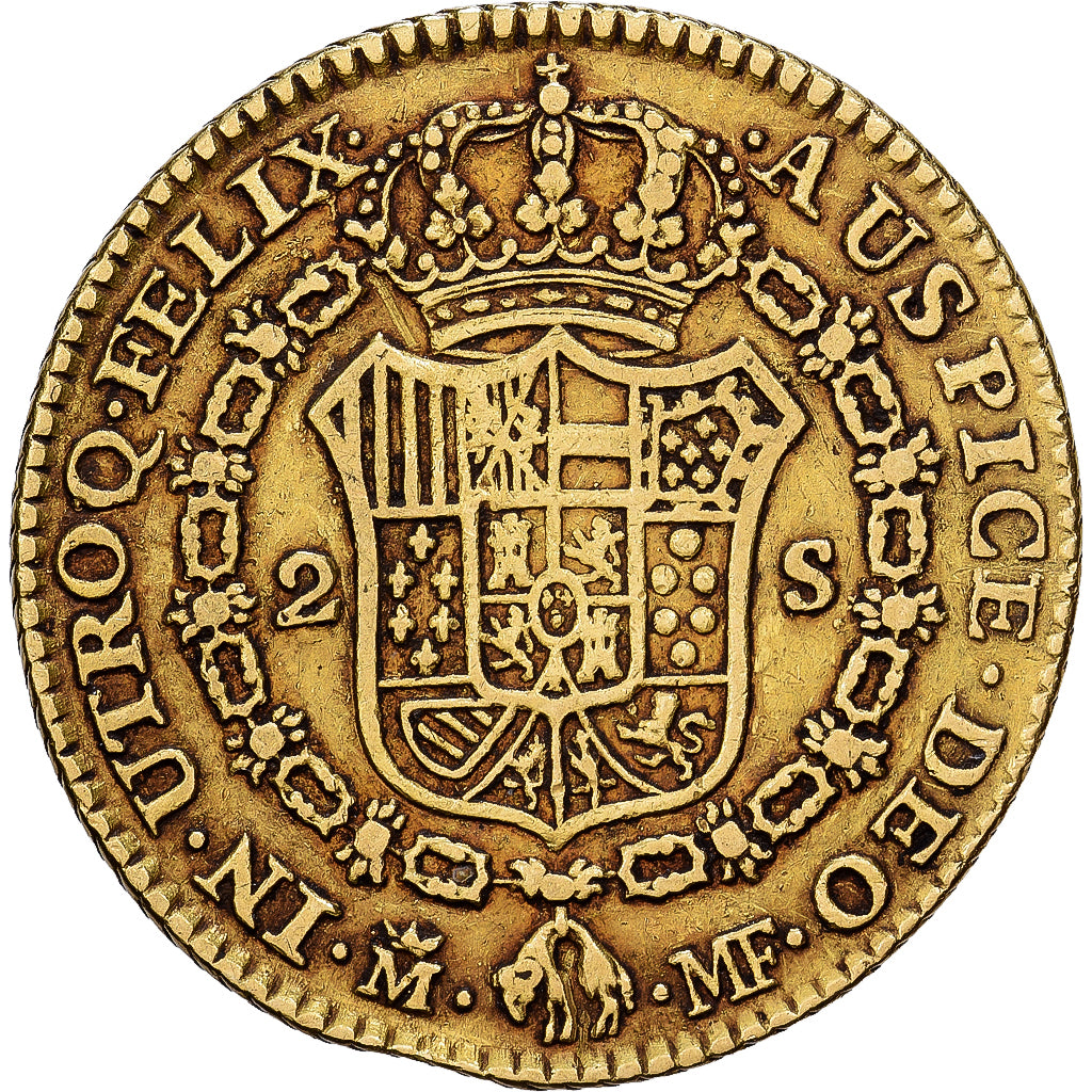Spain, Charles IV, 2 Escudos, 1790, Madrid, Gold, EF(40-45), KM:435