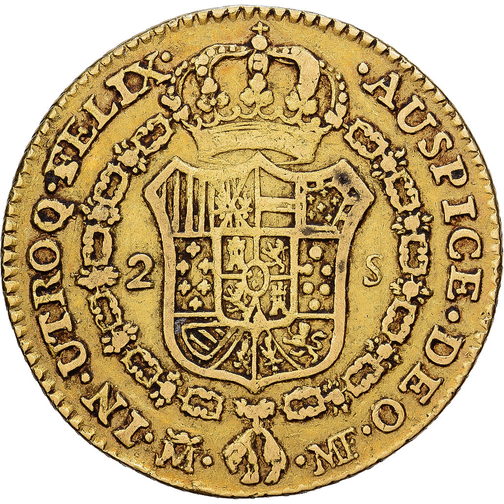 Spanien, Charles IV, 2 Escudos, 1799, Madrid, Gold, S+, KM:435.1