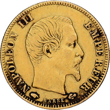 Francia, 5 Francs, Napoléon III, 1857, Paris, Oro, MBC, Gadoury:1001, KM:787.1