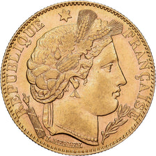 France, 10 Francs, Cérès, 1895, Paris, Gold, AU(55-58), Gadoury:1016, KM:830