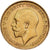 Grã-Bretanha, George V, 1/2 Sovereign, 1914, London, Dourado, MS(60-62), KM:819
