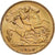 Grã-Bretanha, George V, 1/2 Sovereign, 1914, London, Dourado, MS(60-62), KM:819