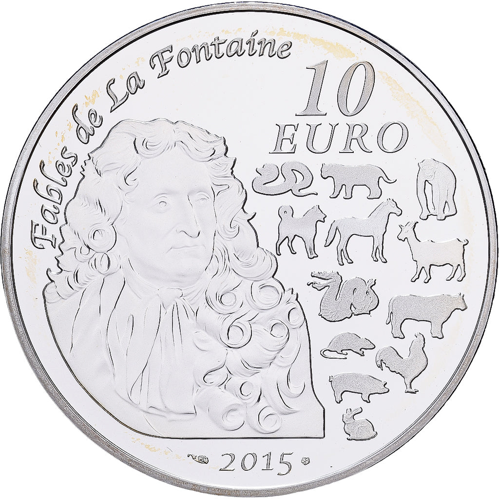 France, 10 Euro, Monnaie de Paris, Proof, 2015, Silver, MS(65-70)
