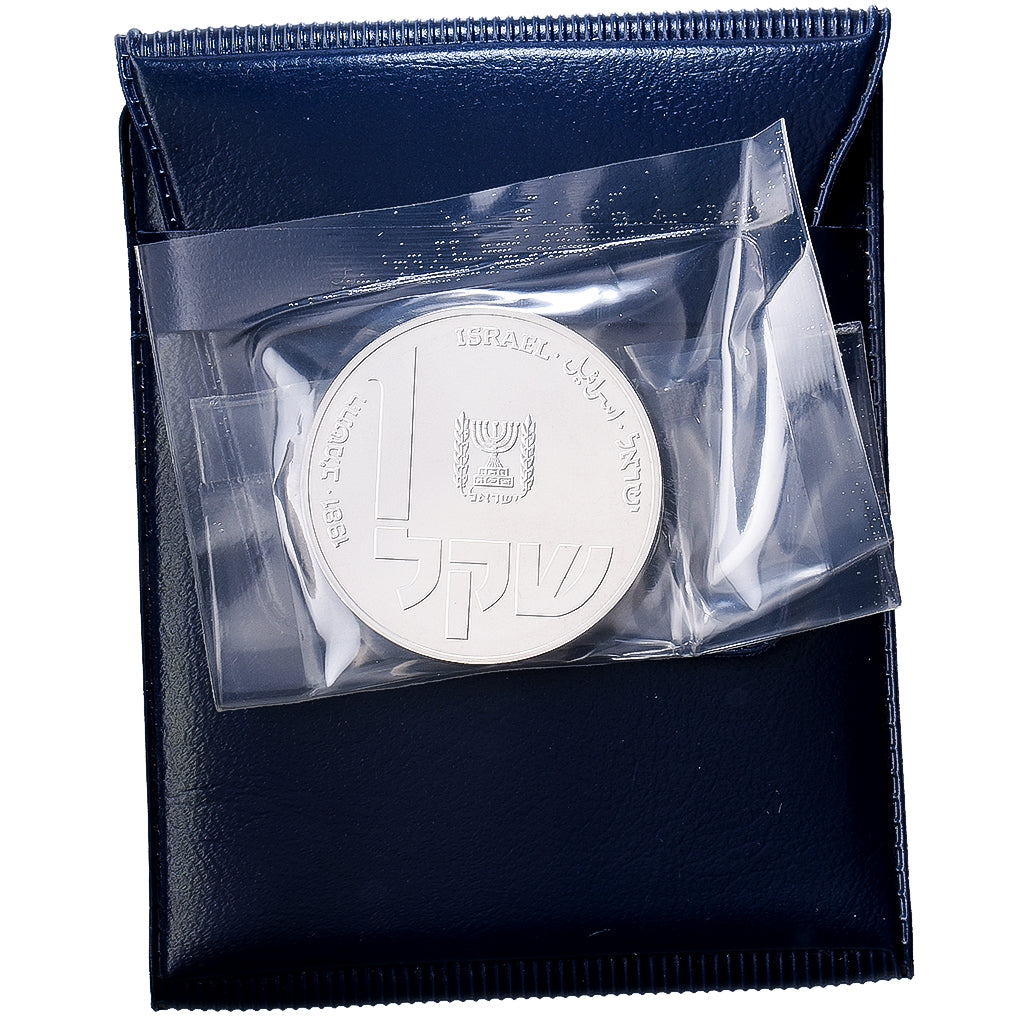 Israel, Sheqel, 1981, Paris, Silber, STGL, KM:116.1