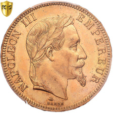 Frankrijk, Napoleon III, 100 Francs, 1869, Paris, Goud, PCGS, MS63
