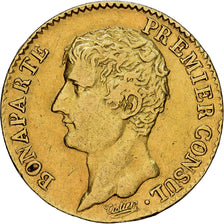 Francia, Napoleon I, 20 Francs, An XI, Paris, Oro, MBC, Gadoury:1020, KM:651