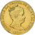 Espanha, Isabel II, 80 Reales, 1845, Barcelona, Dourado, AU(55-58), KM:578.1