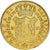 Espanha, Isabel II, 80 Reales, 1845, Barcelona, Dourado, AU(55-58), KM:578.1
