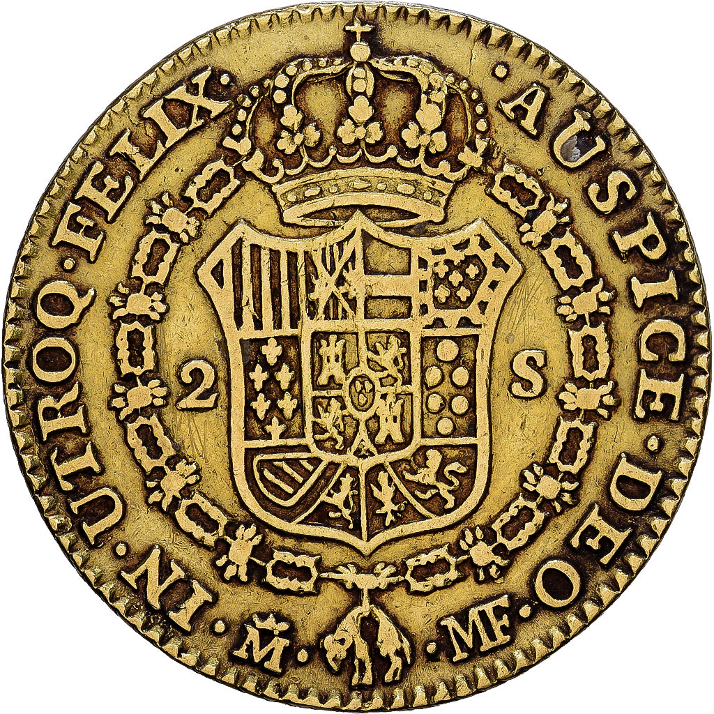 Spanien, Charles IV, 2 Escudos, 1794, Madrid, Gold, S+, KM:435.1