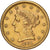 USA, $2.50, Quarter Eagle, Coronet Head, 1861, Philadelphia, Złoto, AU(55-58)