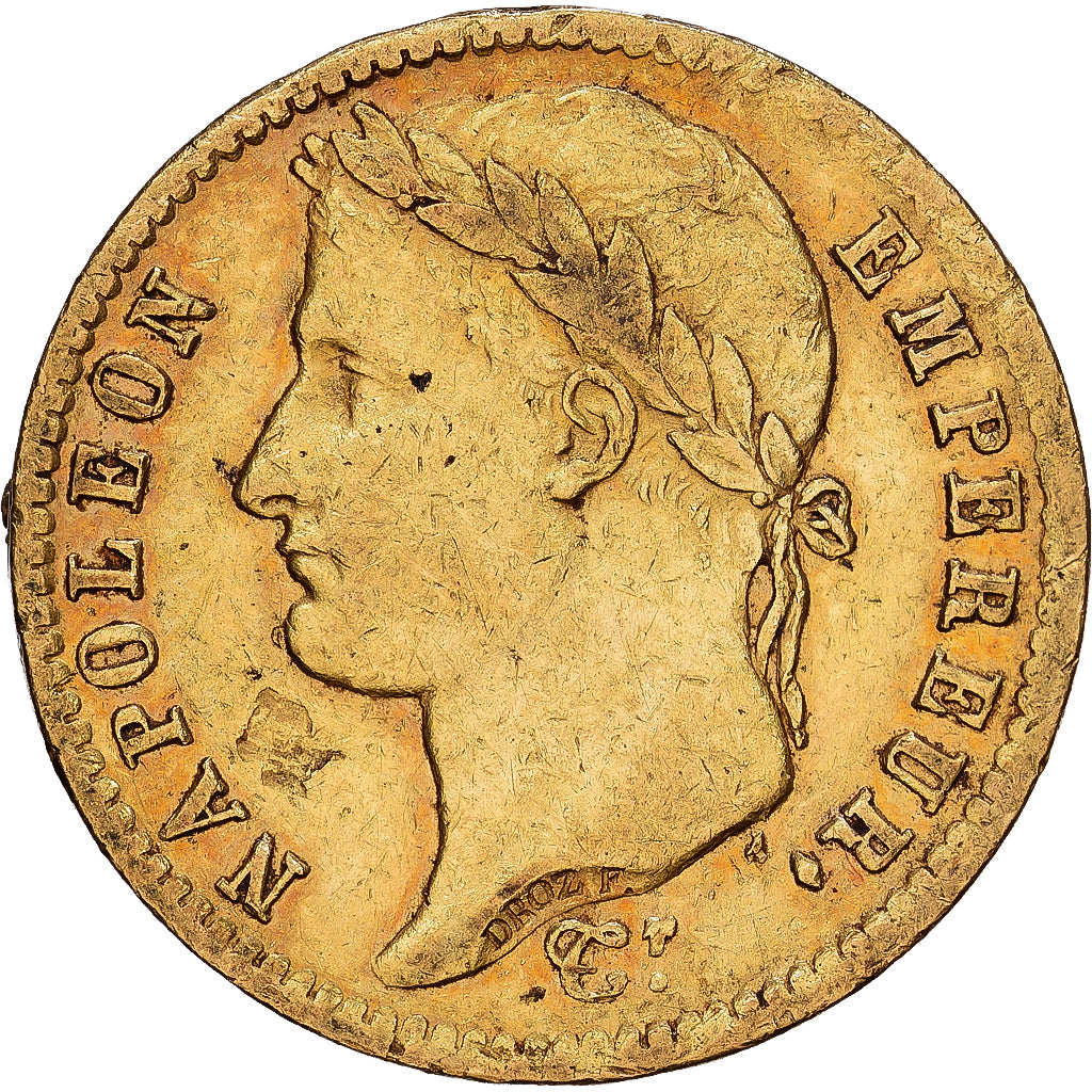 Frankreich, Napoleon I, 20 Francs, 1812, Paris, Gold, SS+, Gadoury:1025