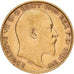 Australia, Edward VII, 1/2 Sovereign, 1908, Perth, Złoto, AU(50-53), KM:804