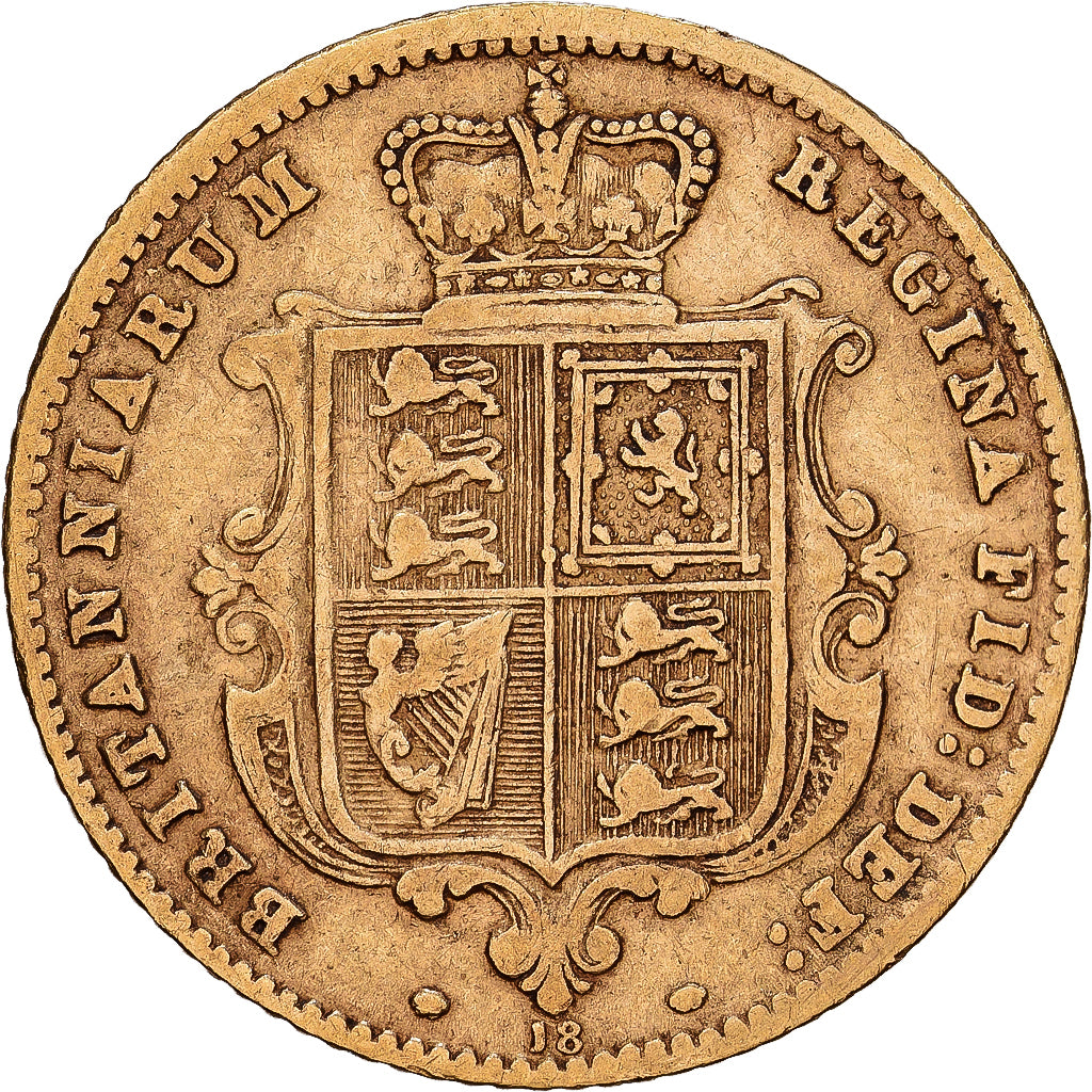 Großbritannien, Victoria, 1/2 Sovereign, 1867, Gold, S+, KM:735.2