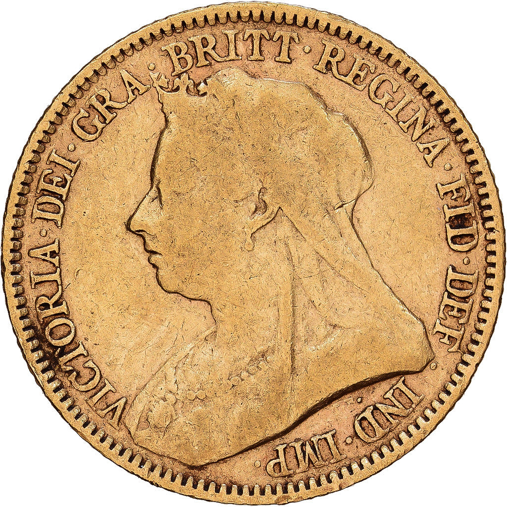 Grande-Bretagne, Victoria, 1/2 Sovereign, 1894, Or, TB+, KM:784