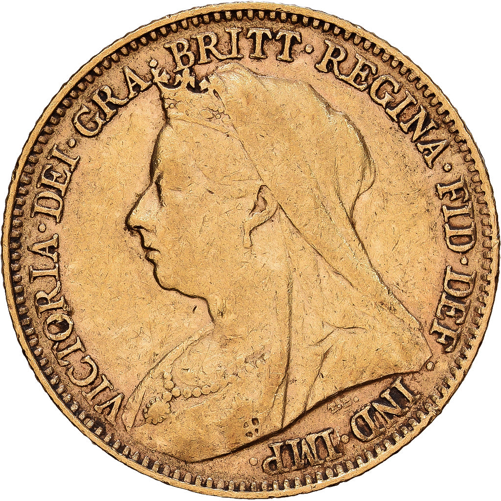 Großbritannien, Victoria, 1/2 Sovereign, 1894, Gold, SS+, KM:784