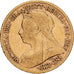 Great Britain, Victoria, 1/2 Sovereign, 1899, London, Gold, VF(30-35), KM:784