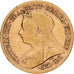 Great Britain, Victoria, 1/2 Sovereign, 1900, London, Gold, VF(30-35), KM:784