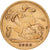 Grã-Bretanha, Victoria, 1/2 Sovereign, 1900, London, Dourado, VF(30-35), KM:784