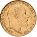 Grã-Bretanha, Edward VII, 1/2 Sovereign, 1908, London, Dourado, MS(60-62)
